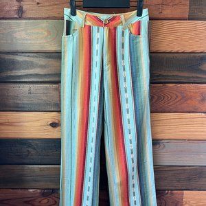 L&B Lucky & Blessed Women's Long Striped Pants Size S